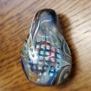 Handblown glass pendant